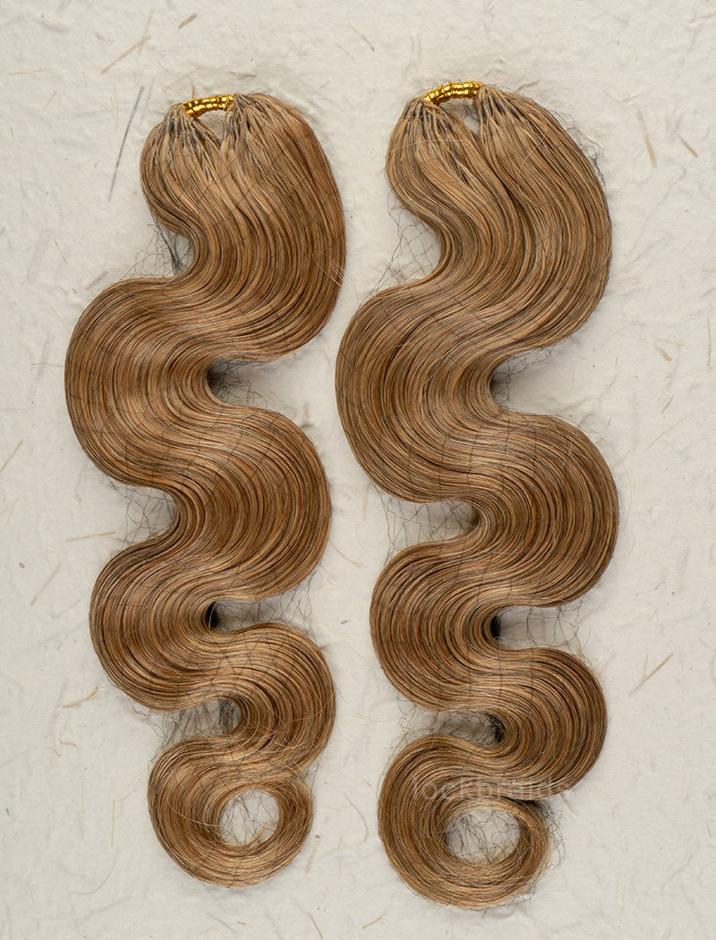 Knotless Pre-Separated Crochet Hair Human Hair Body Wave Honey Blonde Color #27