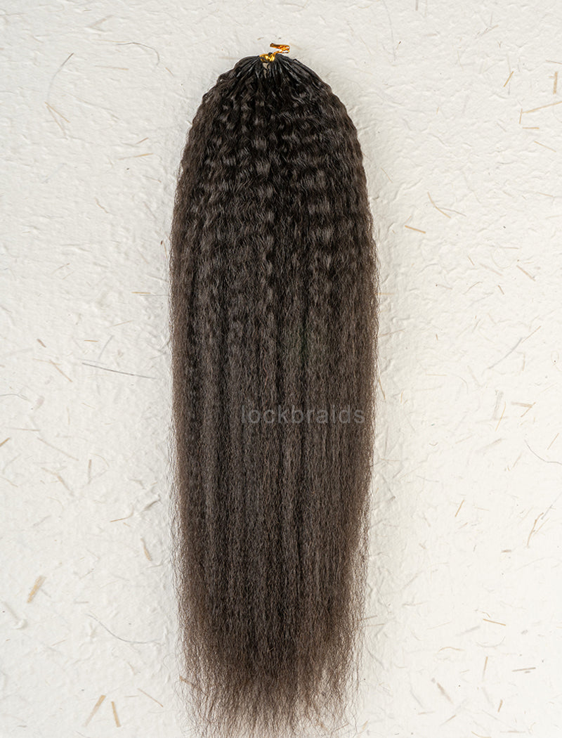 Knotless Pre-Separated Crochet Hair Human Hair Kinky Straight