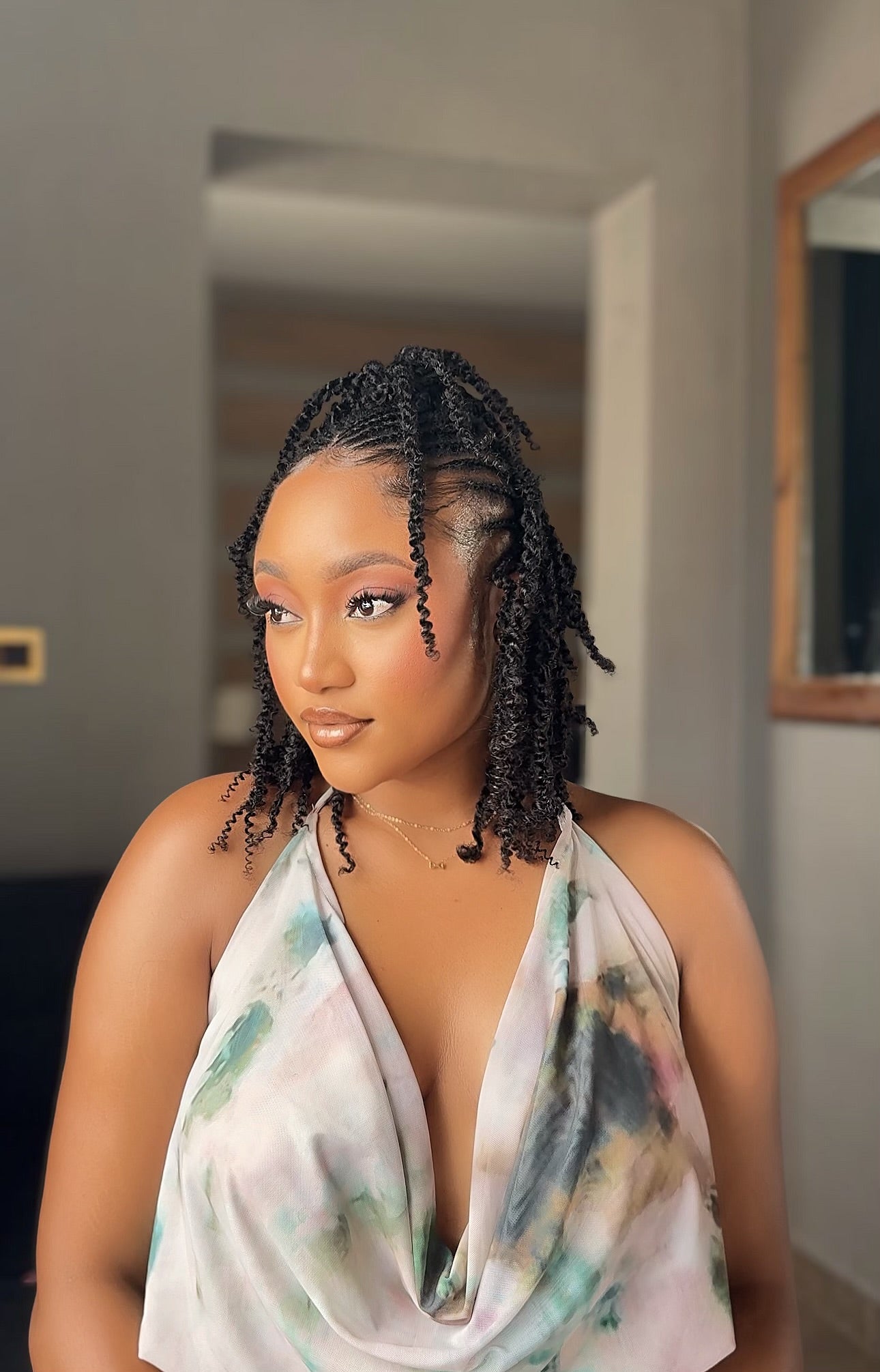 Bulk Human Hair Afro Kinky Mini Twist/Spring Twist Hair Extensions
