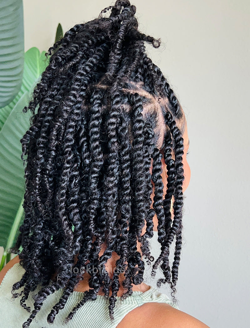 Bulk Human Hair Afro Kinky Mini Twist/Spring Twist Hair Extensions
