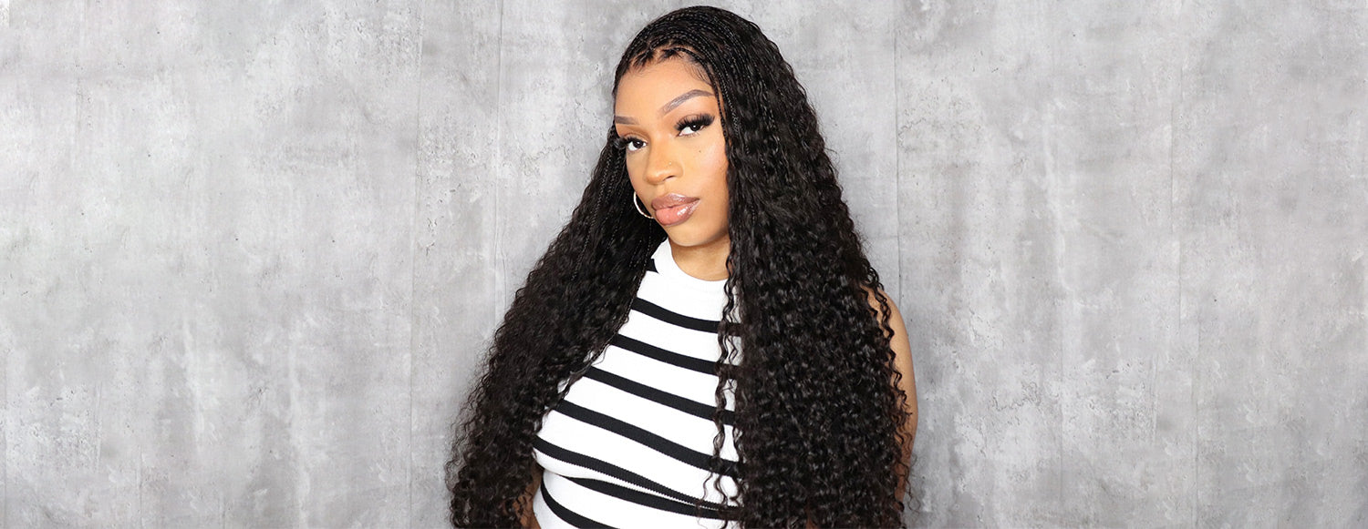 Human Hair Braid Wigs