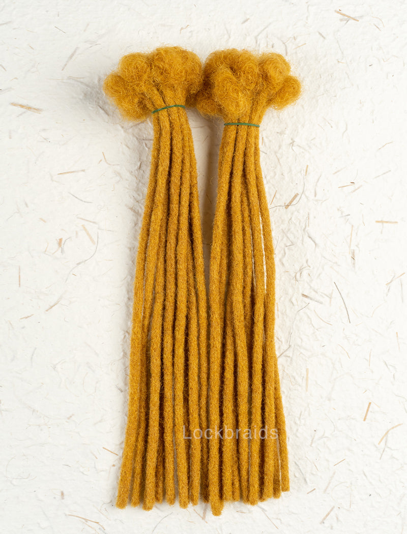 100% Human Hair Handmade Dreadloc Extensions - Color #144