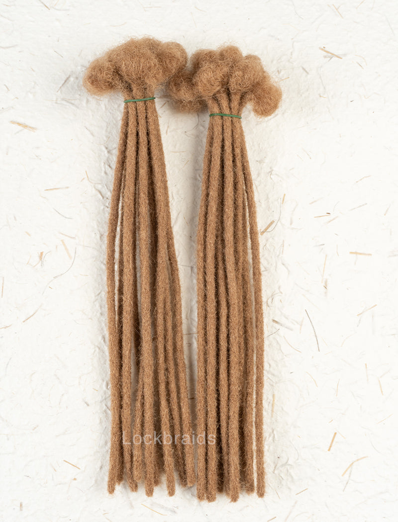 100% Human Hair Handmade Dreadloc Extensions - Color #24