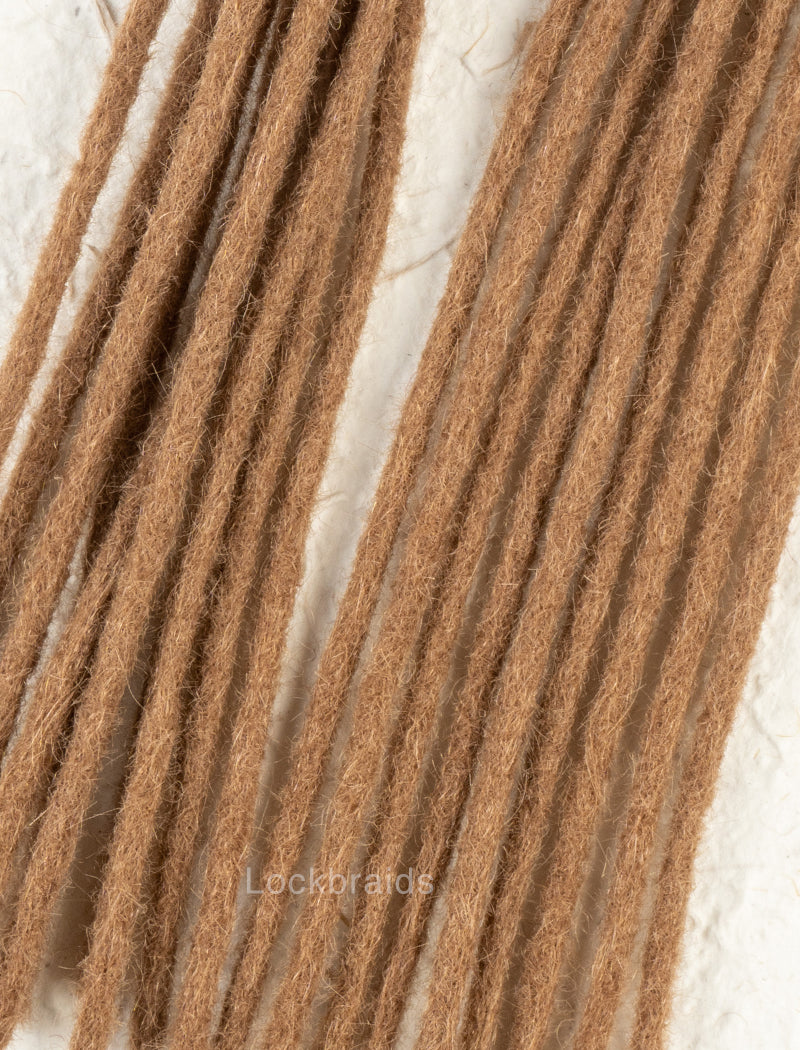 100% Human Hair Handmade Dreadloc Extensions - Color #24