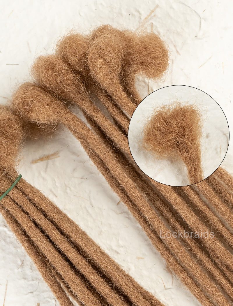 100% Human Hair Handmade Dreadloc Extensions - Color #24