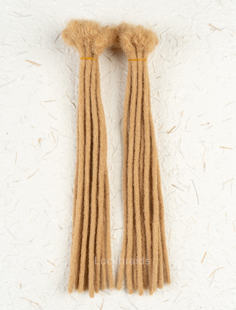 100% Human Hair Handmade Dreadloc Extensions - Color #27