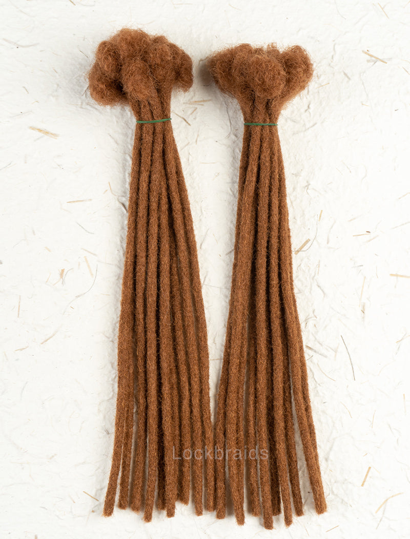 100% Human Hair Handmade Dreadloc Extensions - Color #30