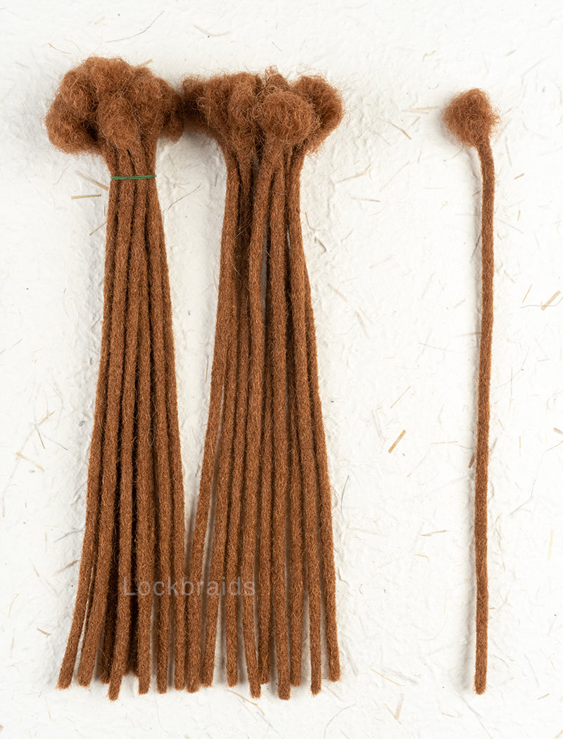 100% Human Hair Handmade Dreadloc Extensions - Color #30