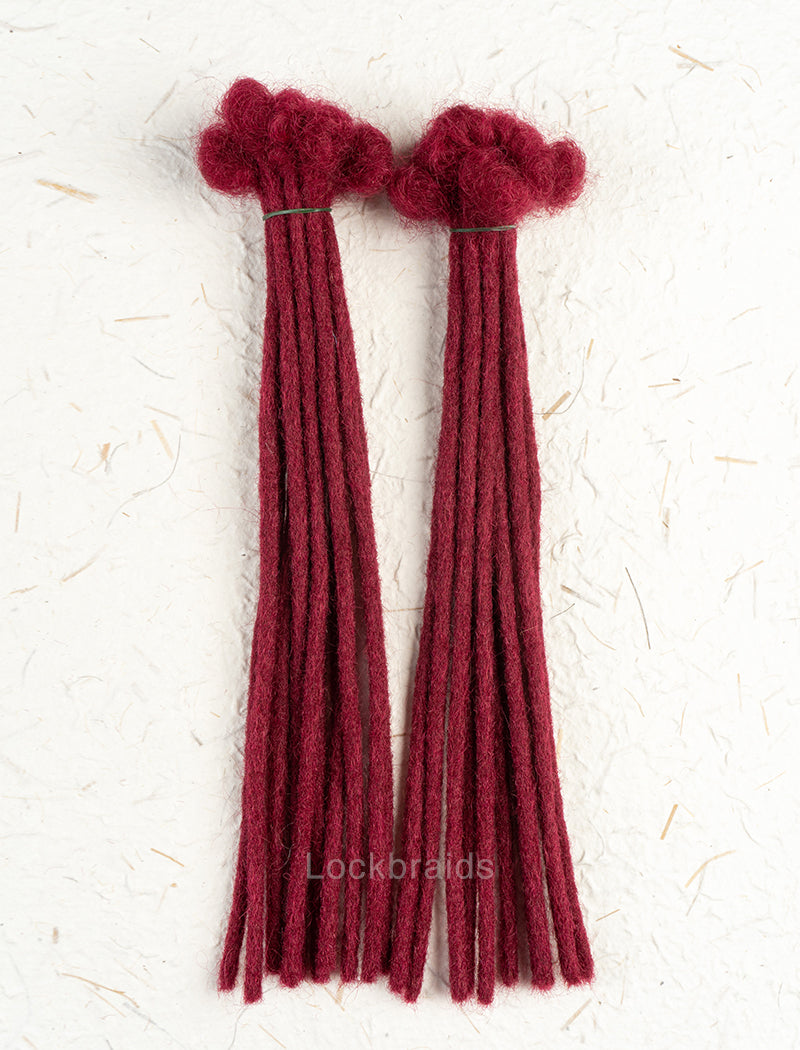 100% Human Hair Handmade Dreadloc Extensions - Color #BUG