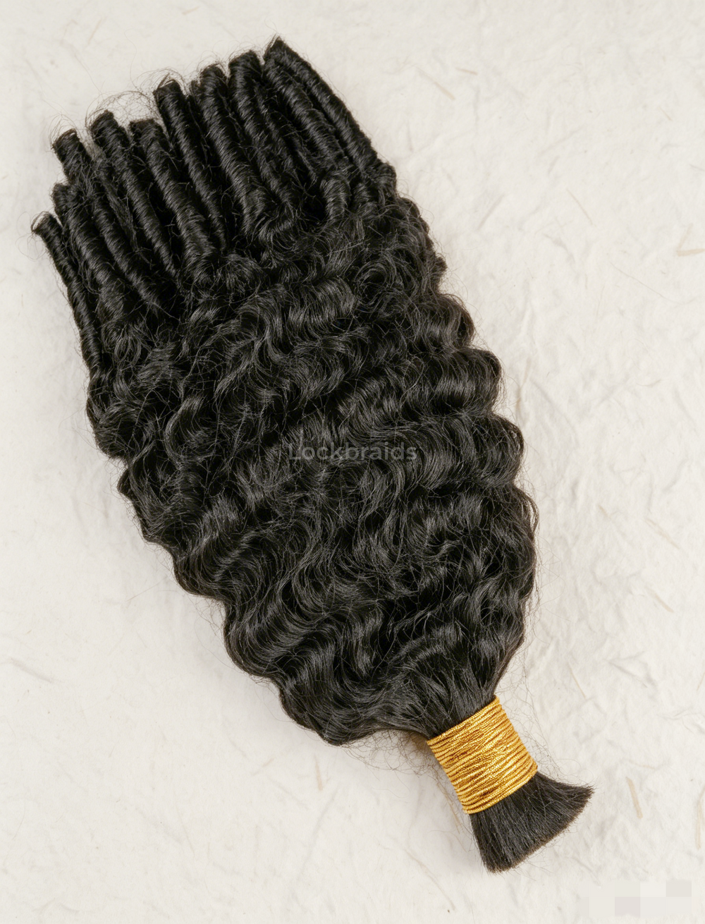 Lockbraids Bulk Human Hair for Braiding Burmese Curly Human Hair Braid Extensions