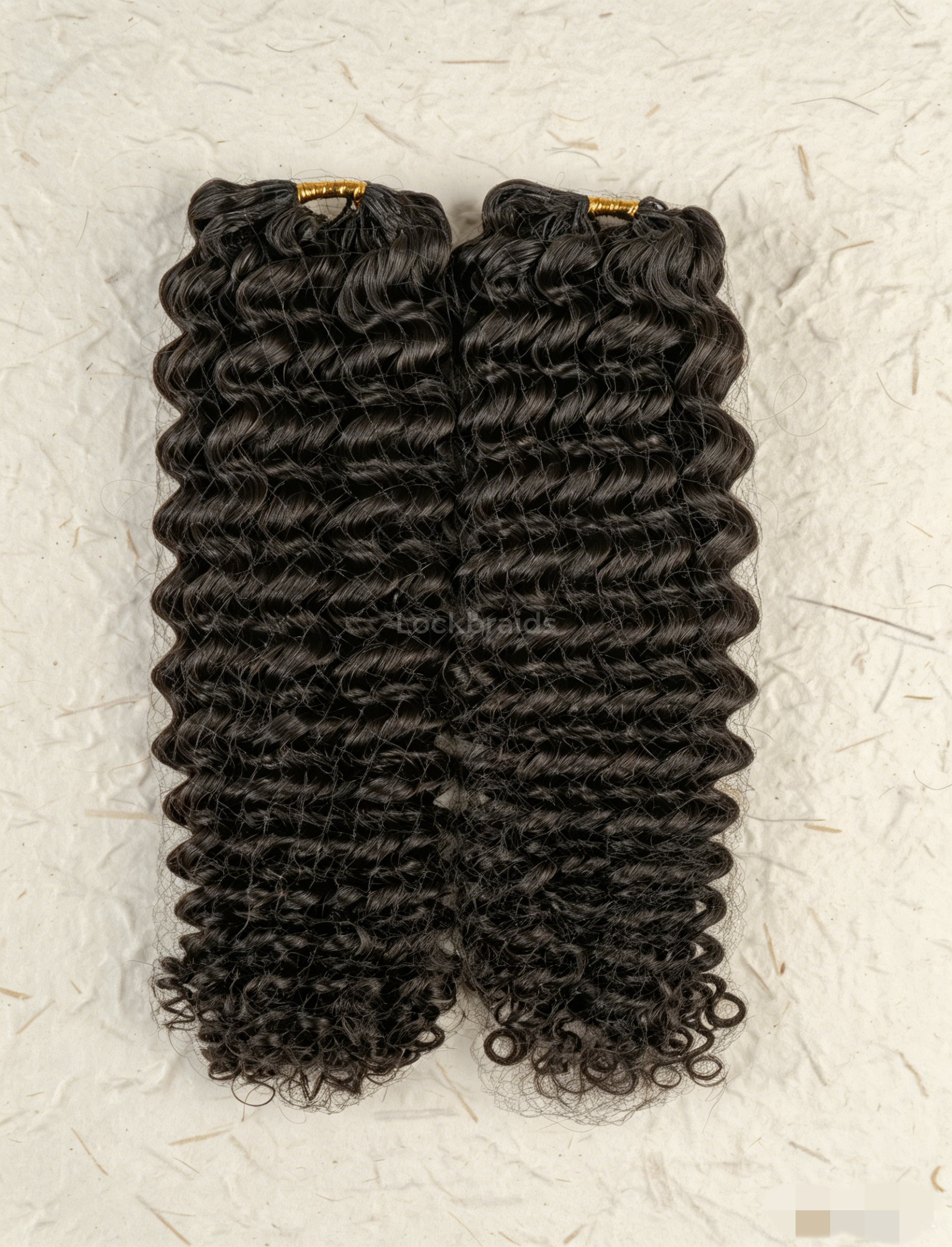 Lockbraids Knotless Pre-Separated Feather Crochet Hair Human Hair Water Wave
