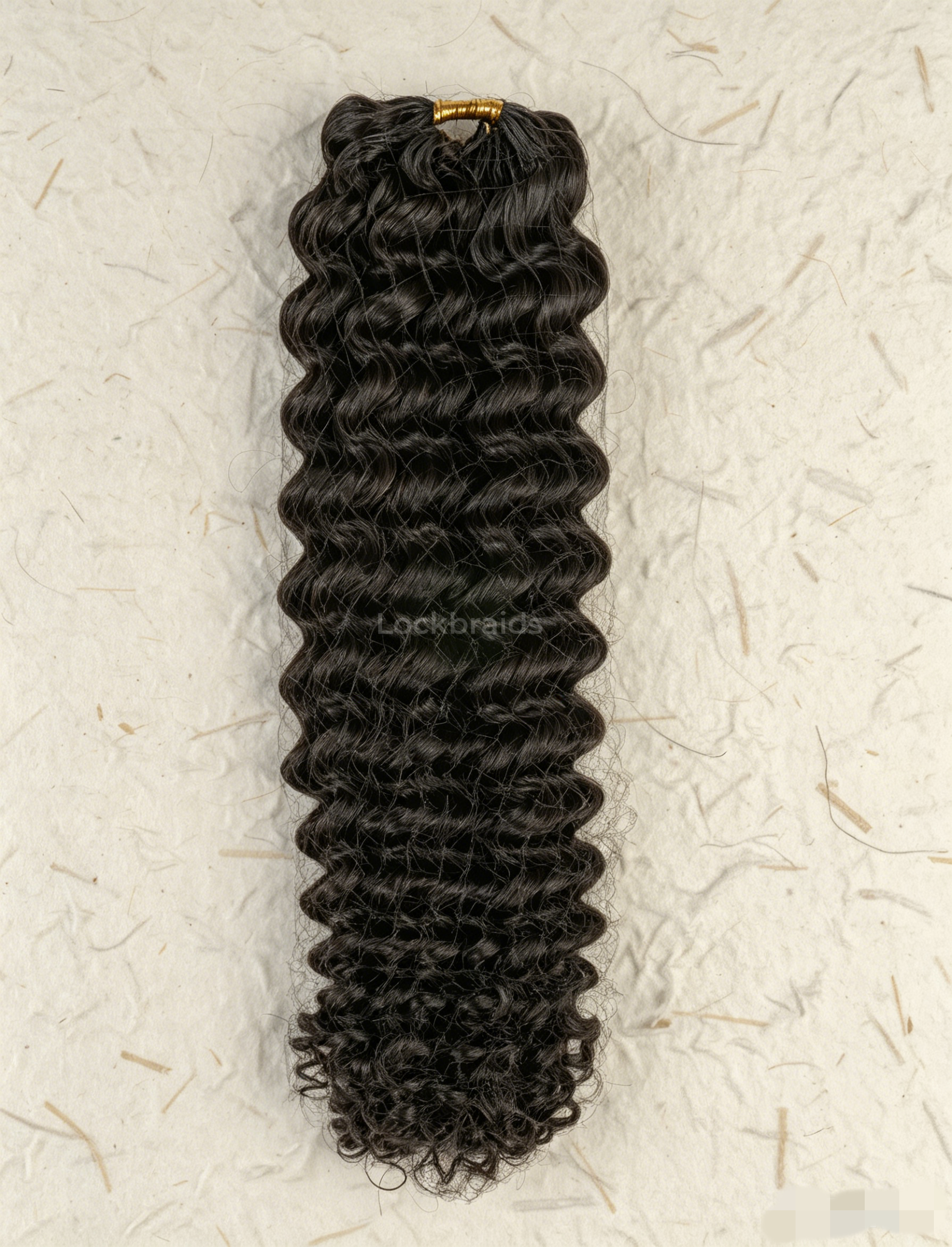 Lockbraids Knotless Pre-Separated Feather Crochet Hair Human Hair Water Wave