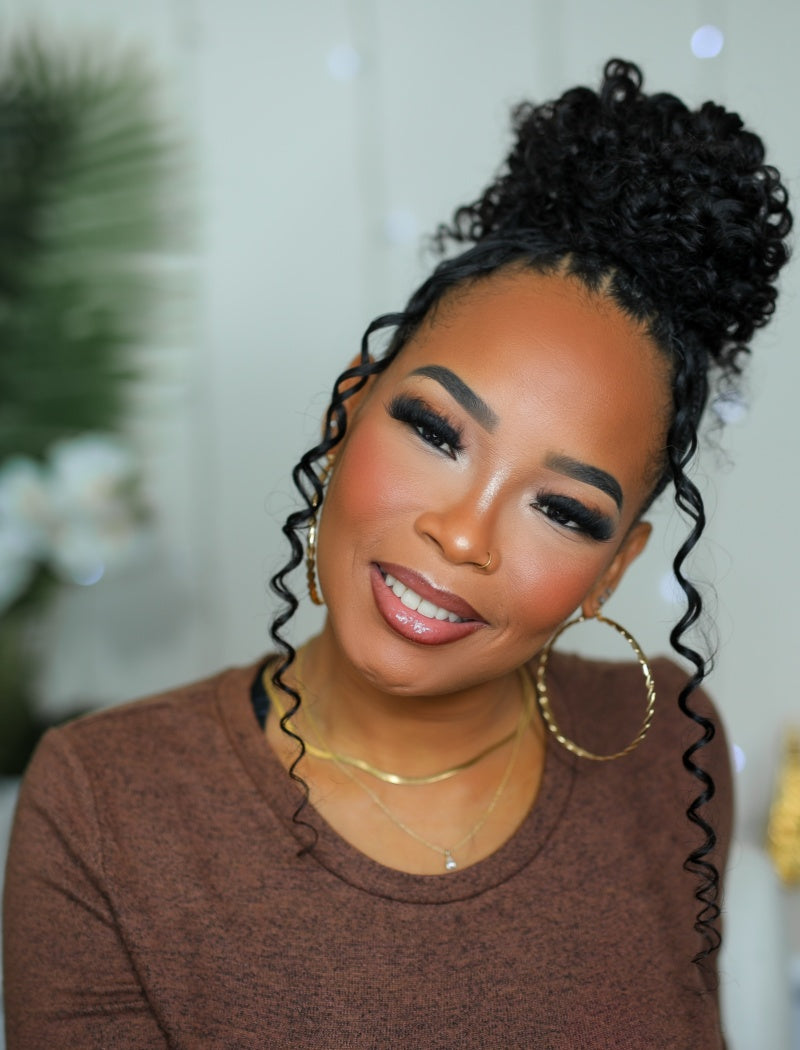 Knotless Pre-Separated Crochet Hair Human Hair Deep Wave