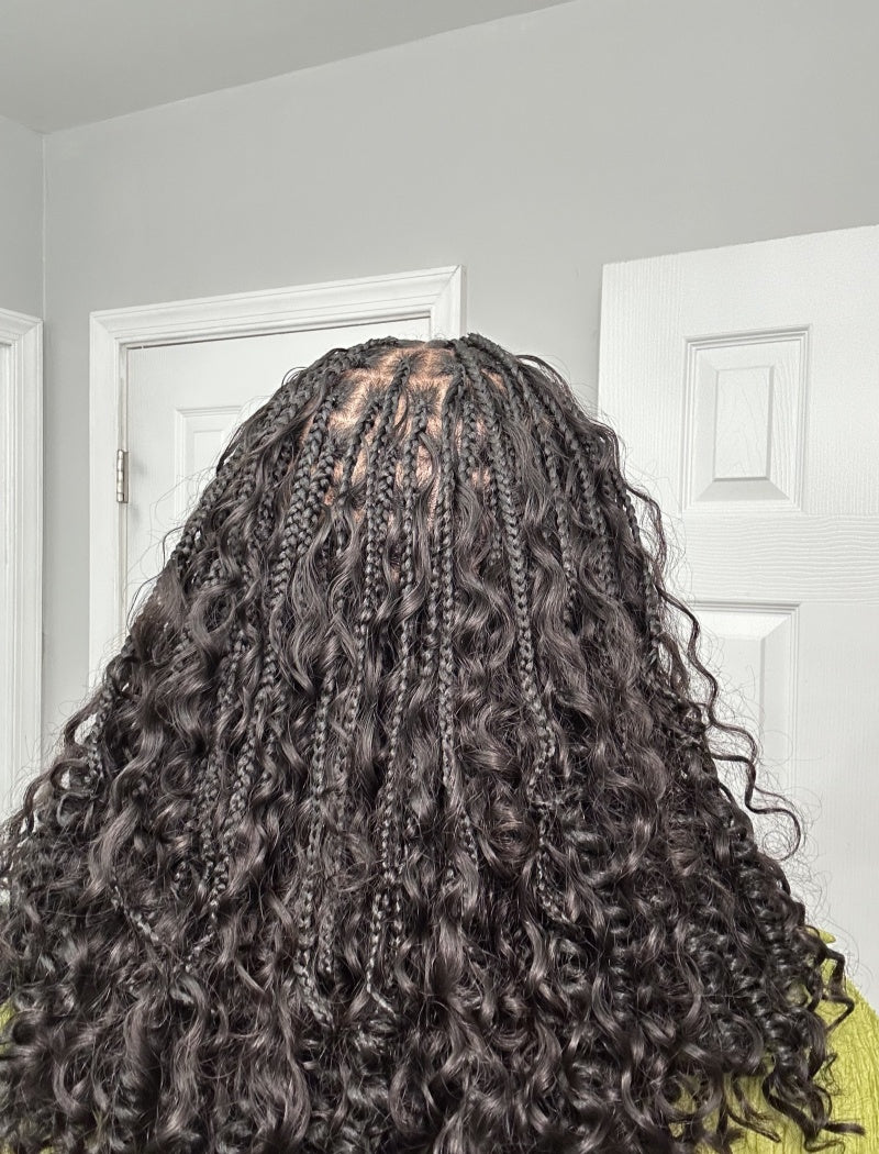 Bulk Human Hair for Braiding Water Wave Human Hair Braid Extensions