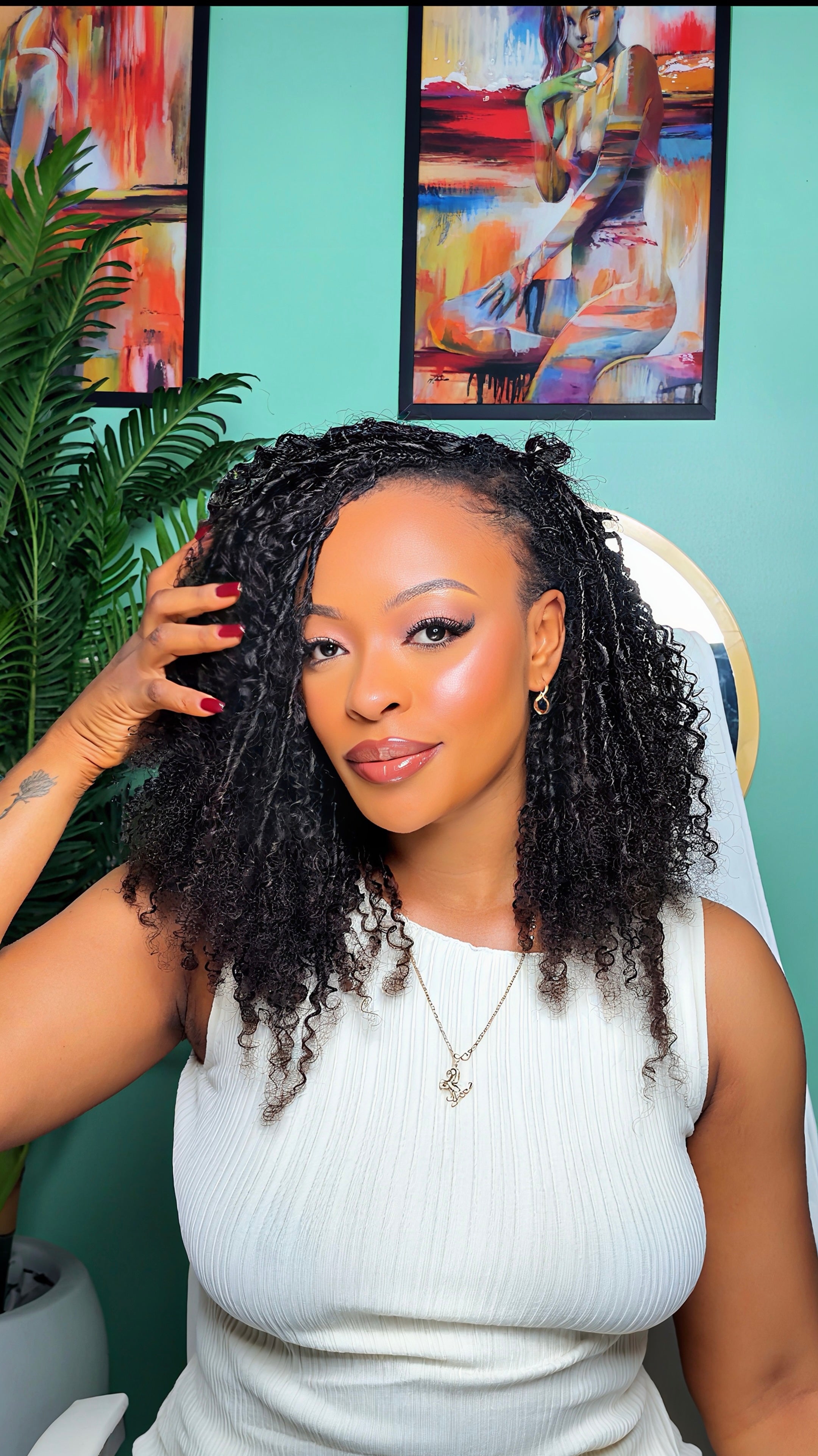 Lockbraids Knotless Pre-Separated Crochet Hair Human Hair Eleven Curly