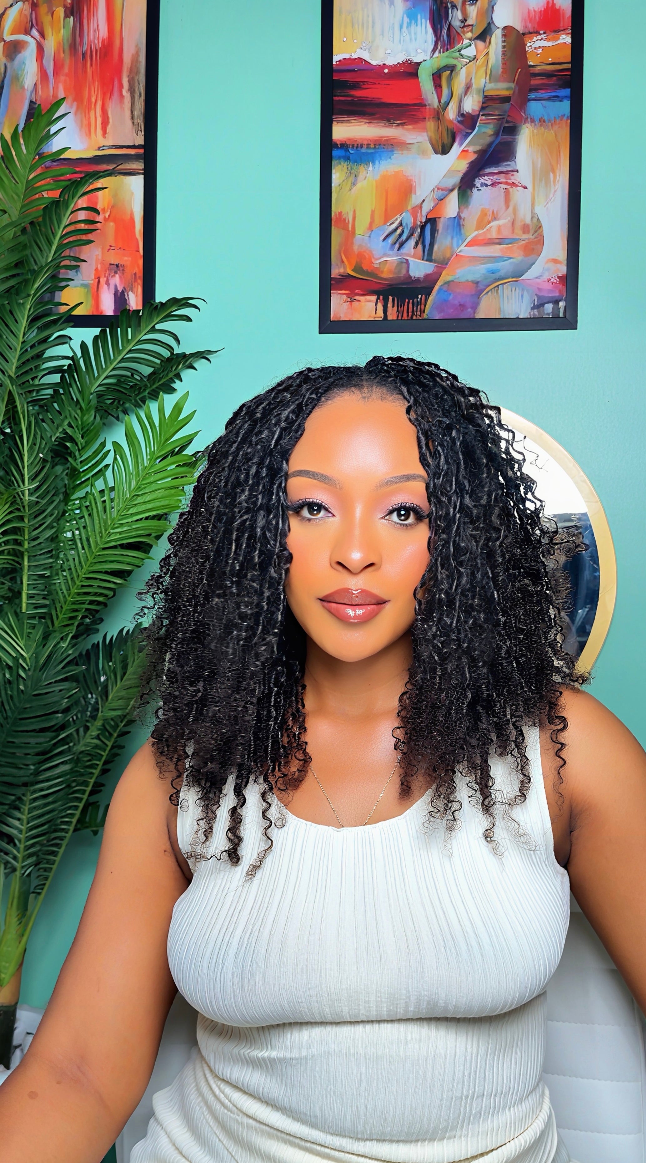 Lockbraids Knotless Pre-Separated Crochet Hair Human Hair Eleven Curly