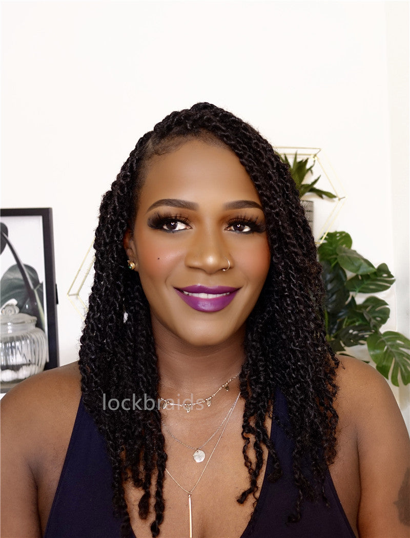 Spring Afro Bulk Human Hair Afro Kinky Mini Twist/Spring Twist Hair Extensions