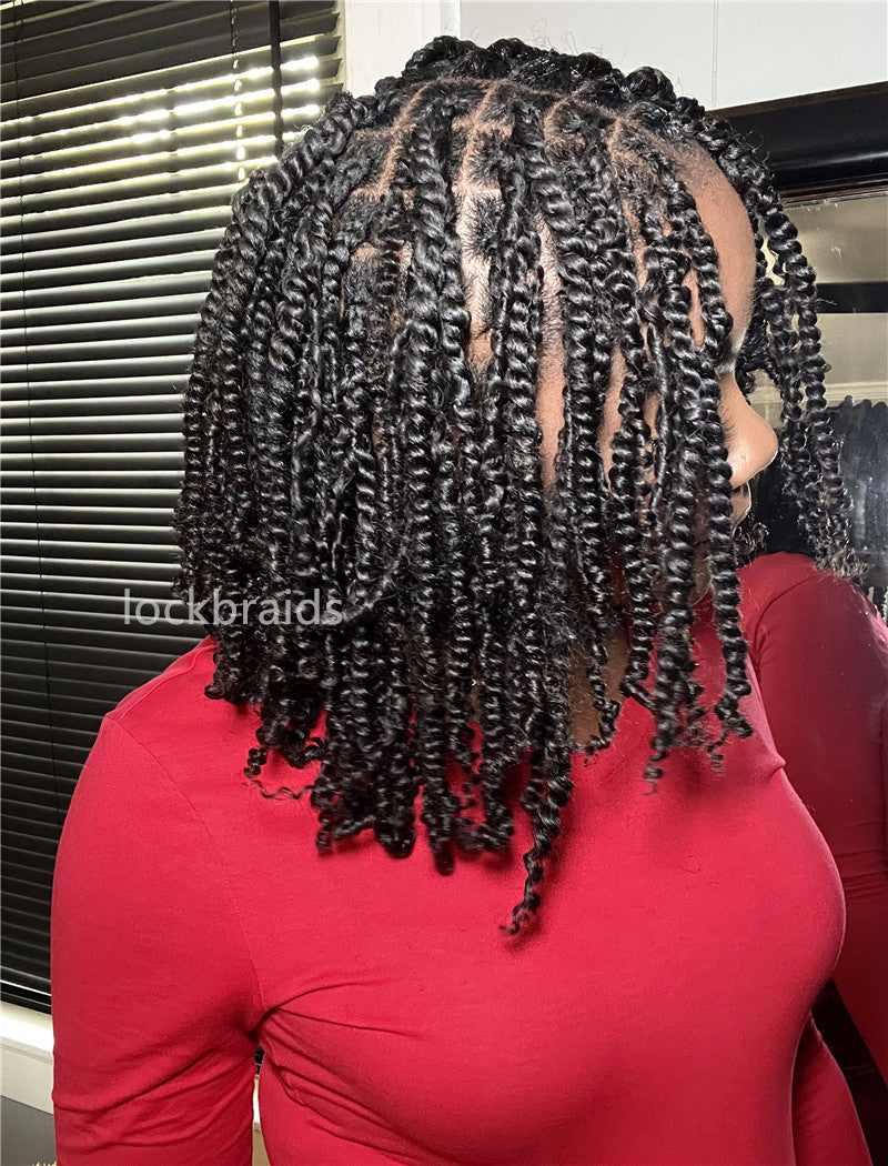 Bulk Human Hair Afro Kinky Mini Twist/Spring Twist Hair Extensions