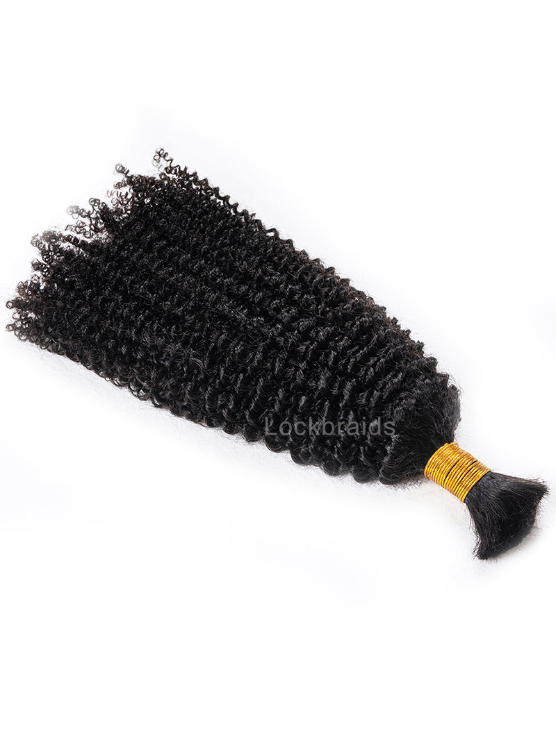 Bulk Human Hair for Braiding Afro Kinky Curly Human Hair Braid Extensions