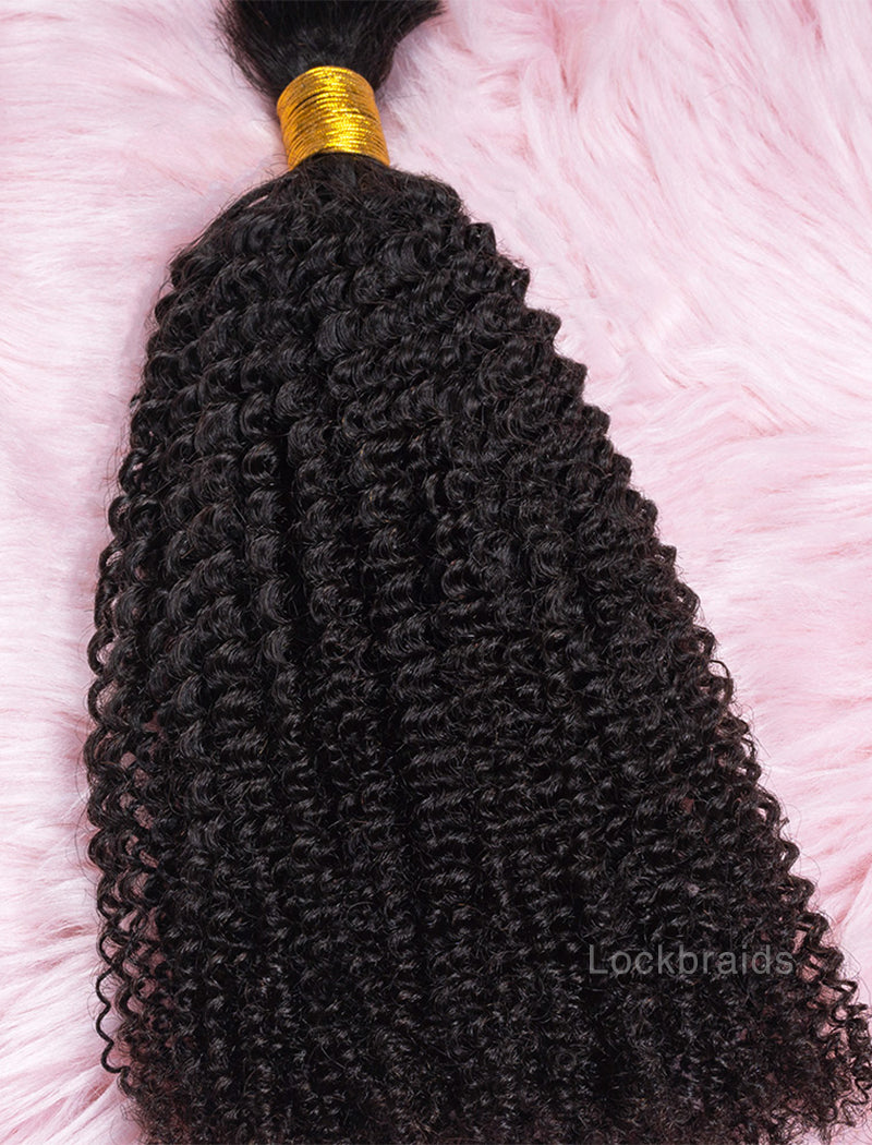 Bulk Human Hair for Braiding Afro Kinky Curly Human Hair Braid Extensions