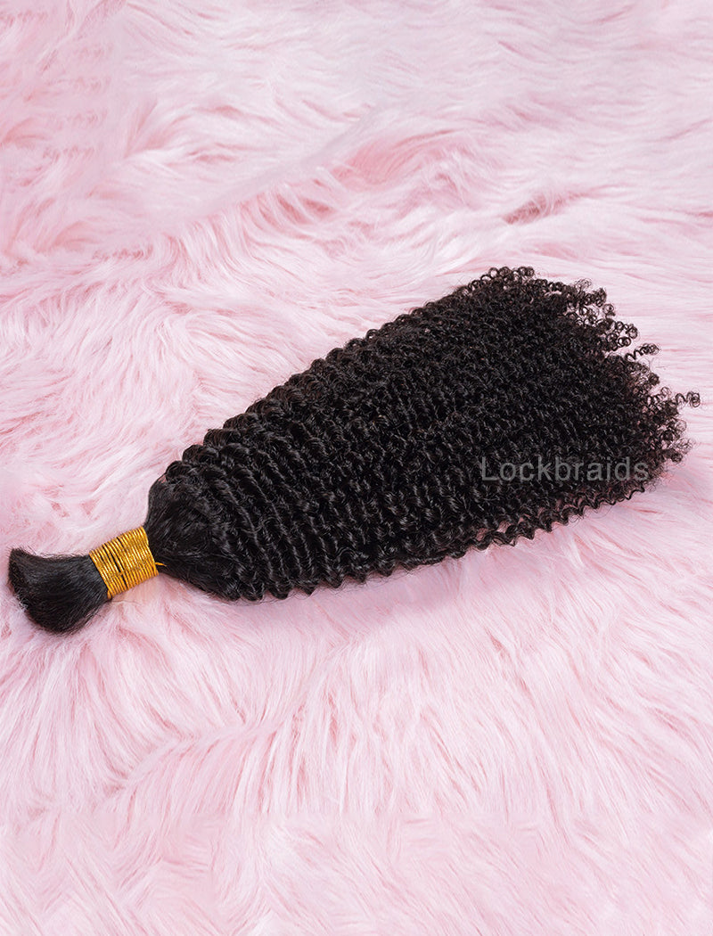 Bulk Human Hair for Braiding Afro Kinky Curly Human Hair Braid Extensions