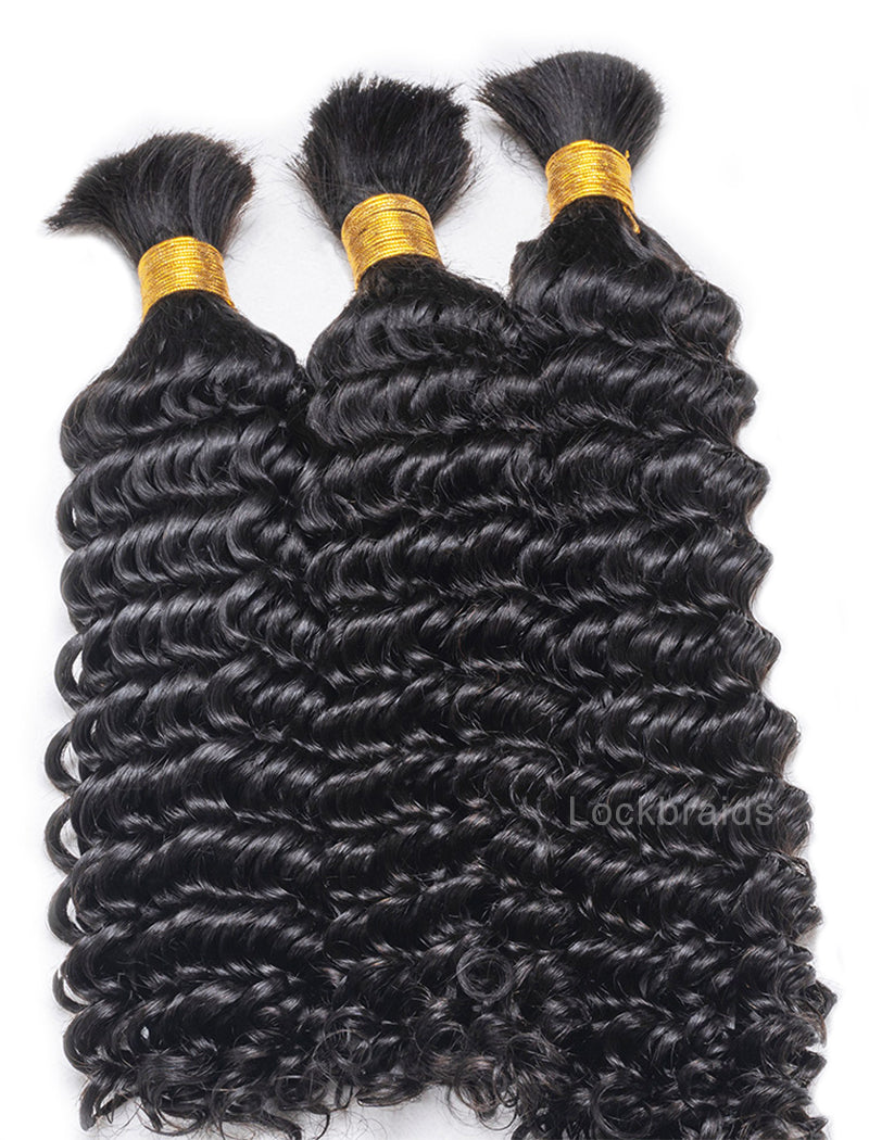 Bulk Human Hair for Braiding Spanish Curl Human Hair Braid Extensions