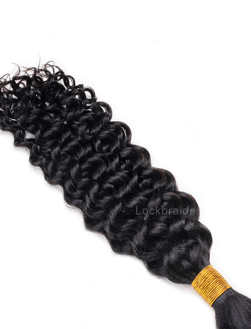 Bulk Human Hair for Braiding Deep Curly Human Hair Braid Extensions