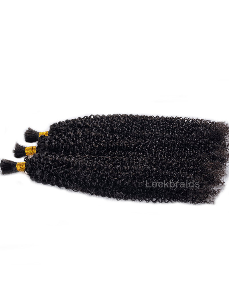 Bulk Human Hair for Braiding Kinky Curly Human Hair Braid Extensions