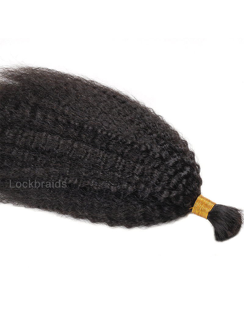 Bulk Human Hair for Braiding Kinky Straight Human Hair Braid Extensions