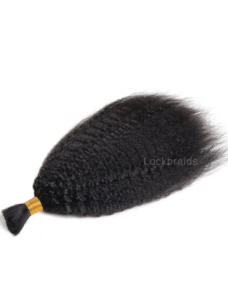 Bulk Human Hair for Braiding Kinky Straight Human Hair Braid Extensions