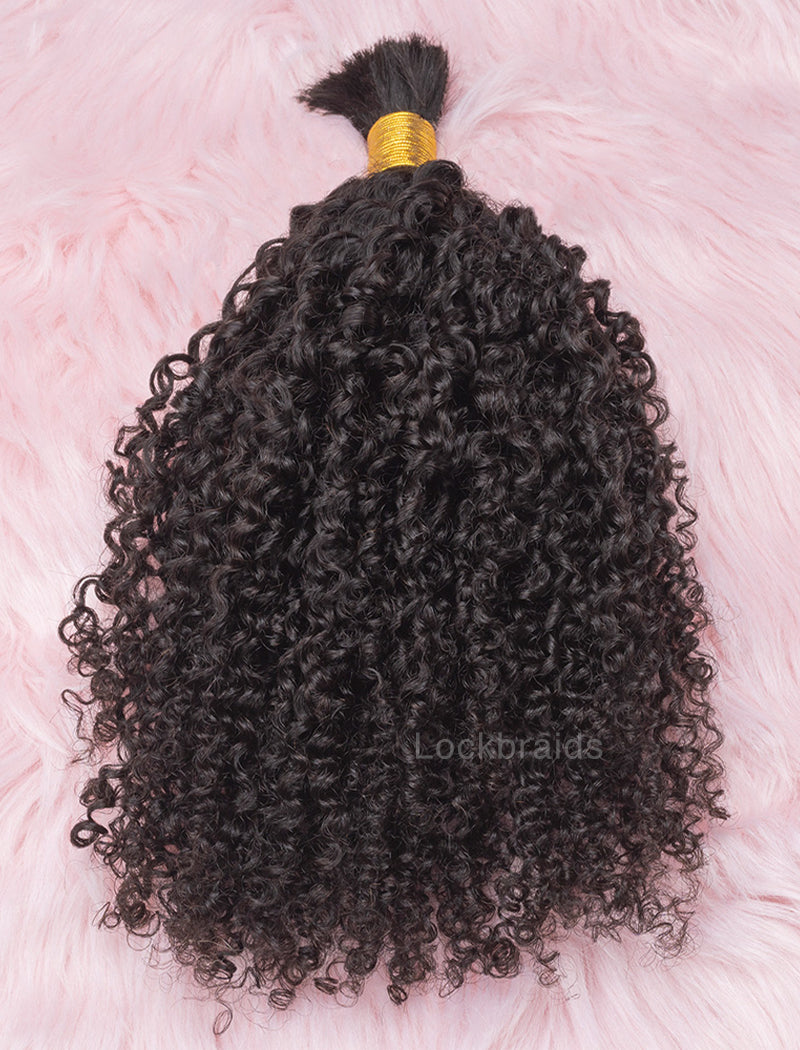 Bulk Human Hair for Braiding Tight Curly Human Hair Braid Extensions