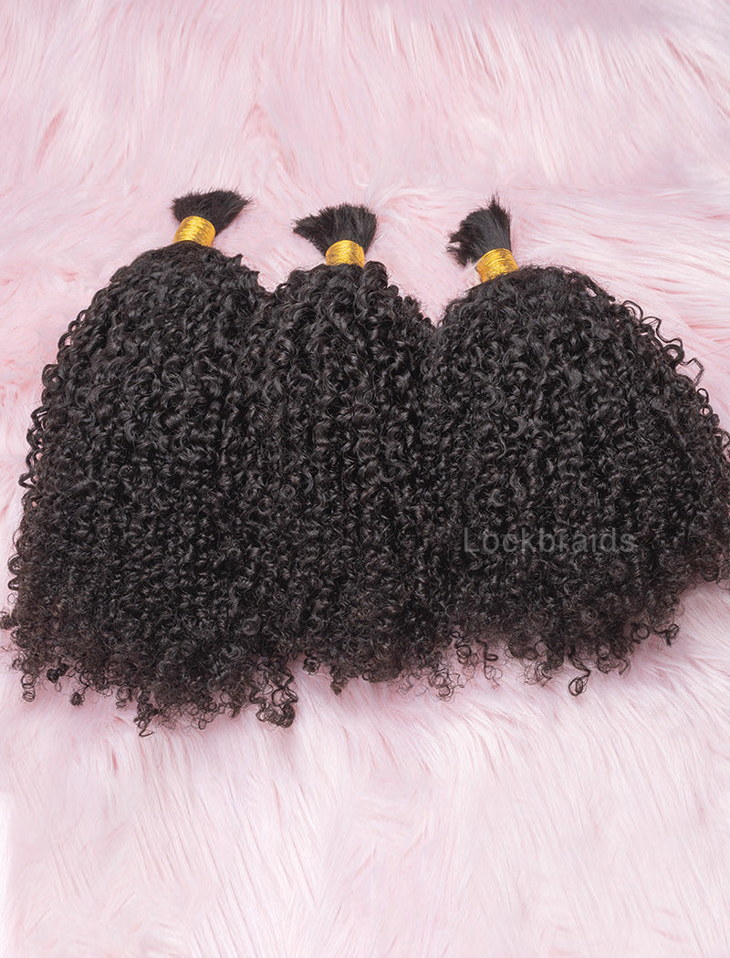 Bulk Human Hair for Braiding Tight Curly Human Hair Braid Extensions