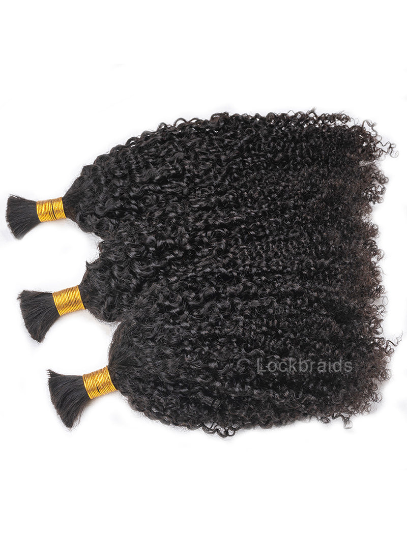 Bulk Human Hair for Braiding Tight Curly Human Hair Braid Extensions