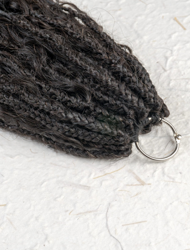 Lockbraids Invisible Pre-looped Crochet Boho Box Braids Crochet Braids Human Crochet Hair Deep Wave
