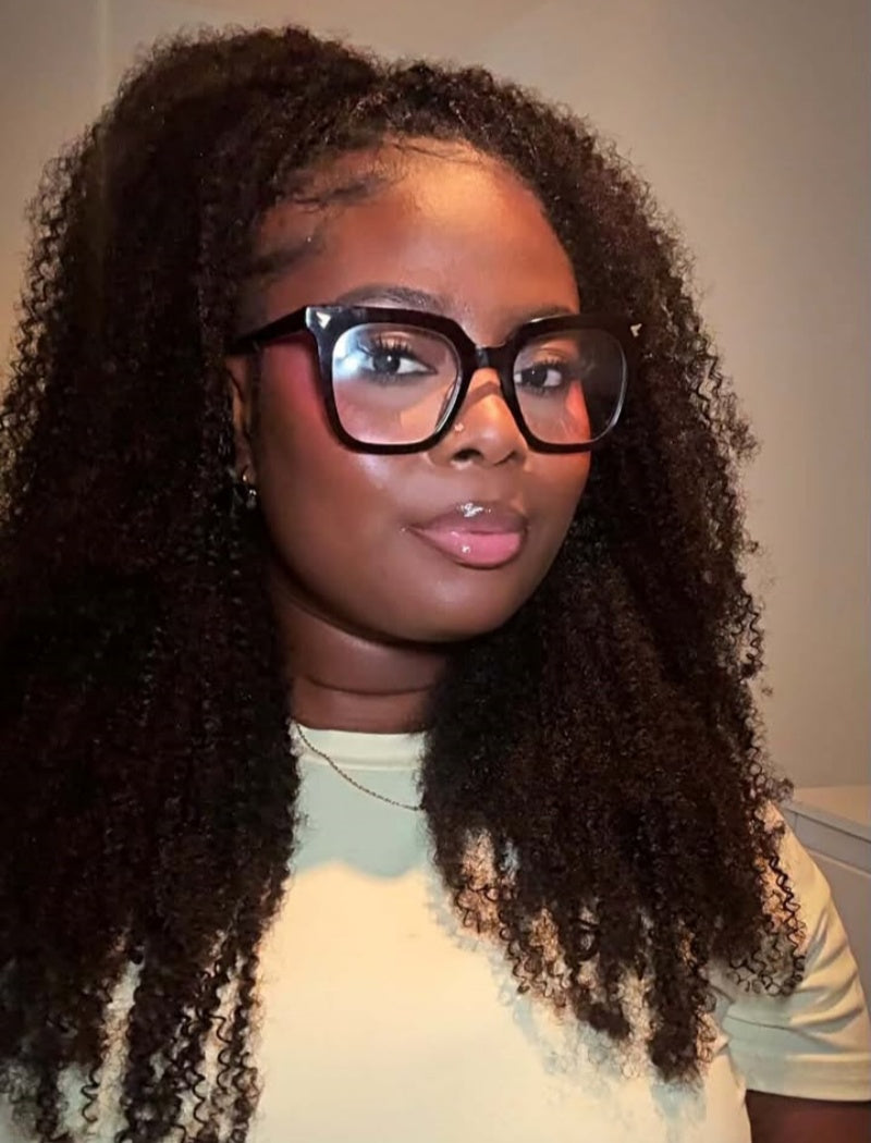 Knotless Pre-Separated Crochet Hair Human Hair Afro Kinky Curly