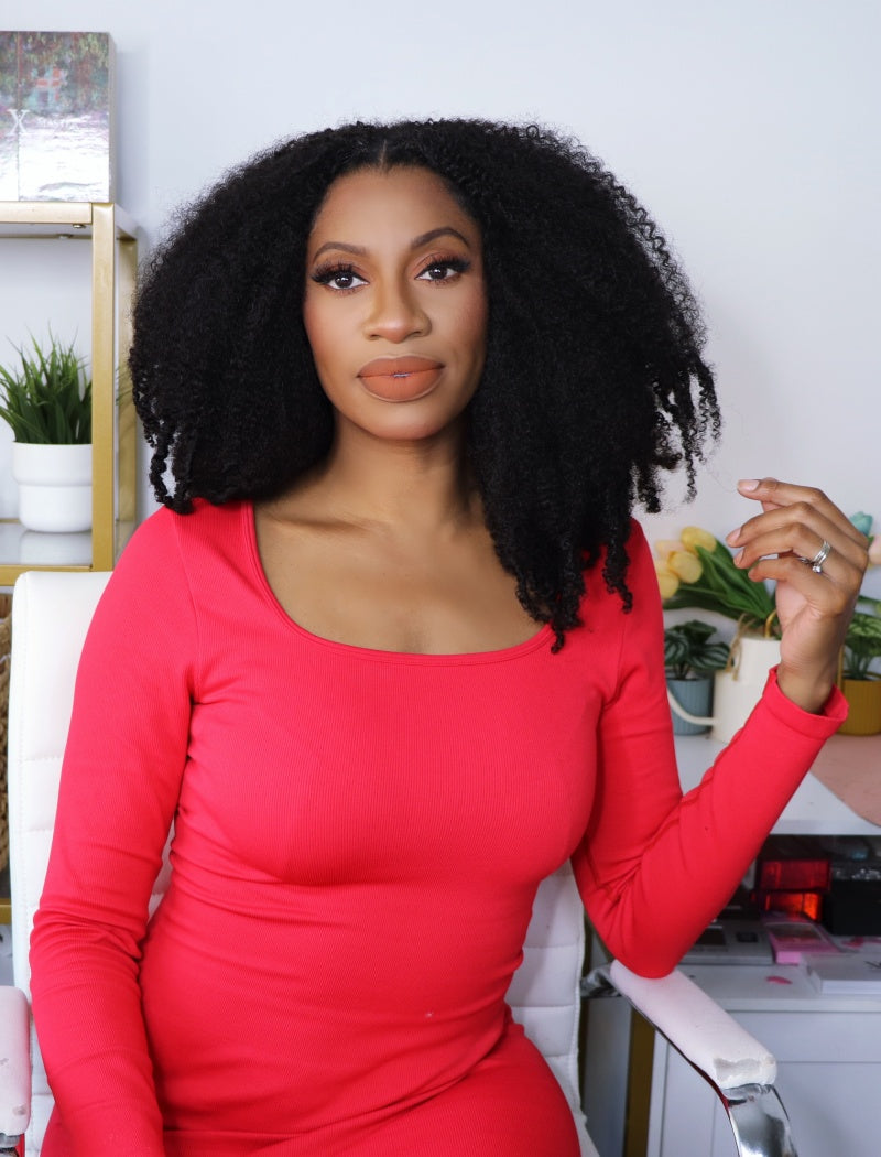 Knotless Pre-Separated Crochet Hair Human Hair Afro Kinky Curly