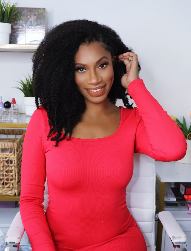 Knotless Pre-Separated Crochet Hair Human Hair Afro Kinky Curly